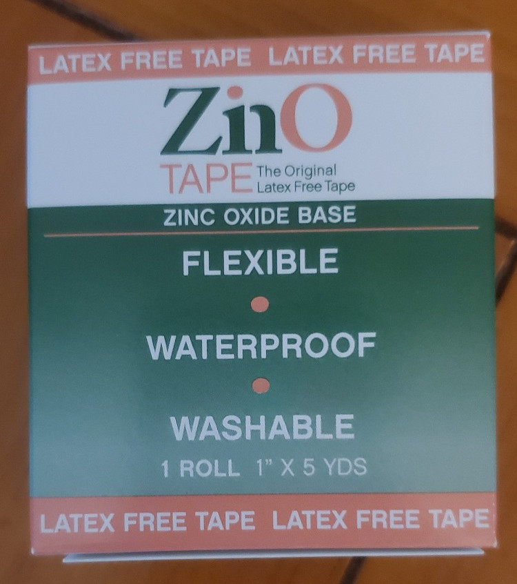 ZinO Zinc Oxide Tape ‘1″ x 5 yds, 1 Count” NEW