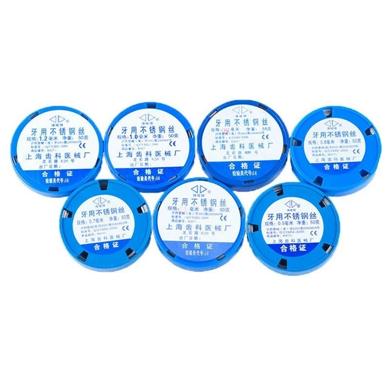 Dental Lab Plastic Orthodontic Stainless Steel Wire Dentist Dia 0.5mm-1.2mm Tool