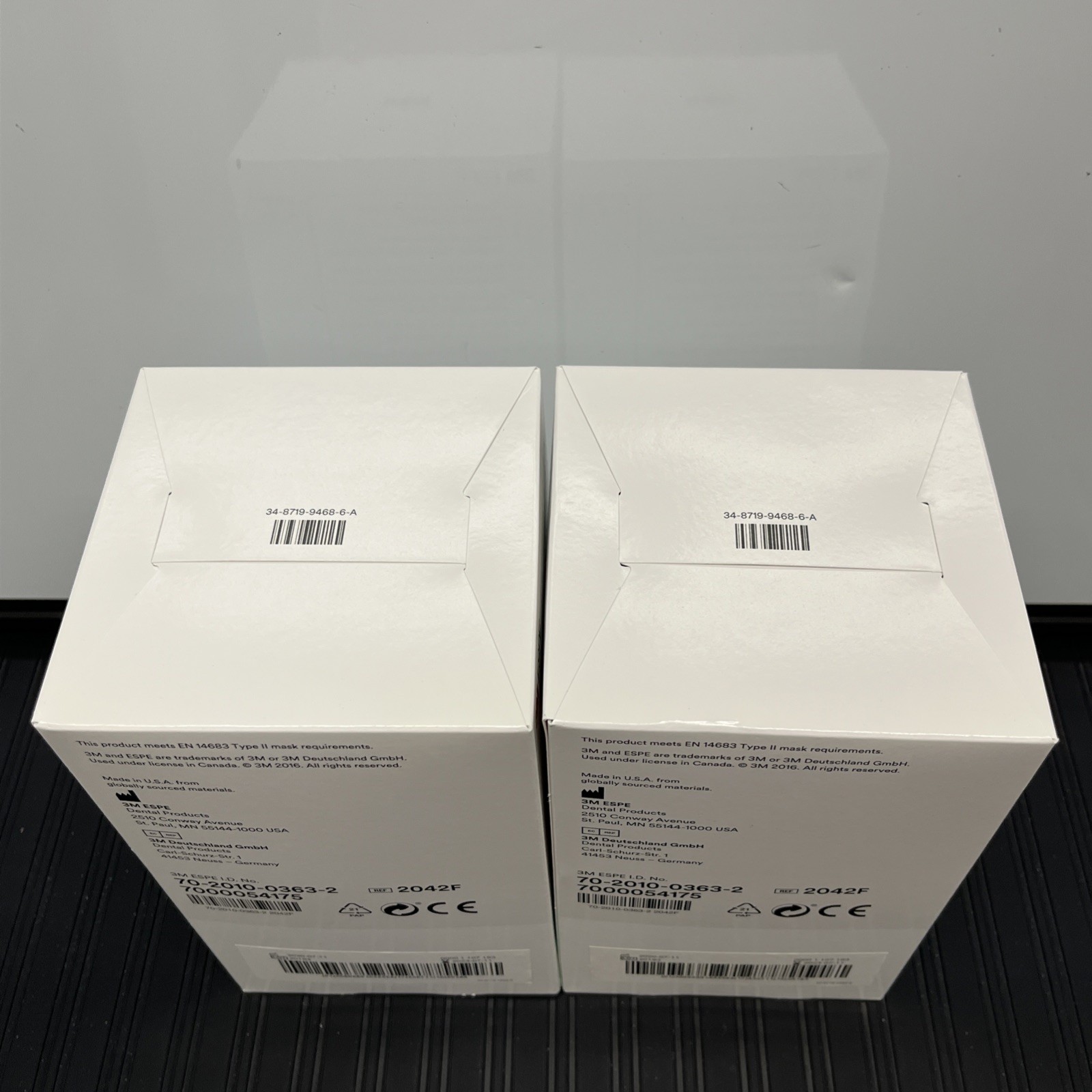 3M 2042F ESPE Triple Layer Molded Face Masks 50/Pk