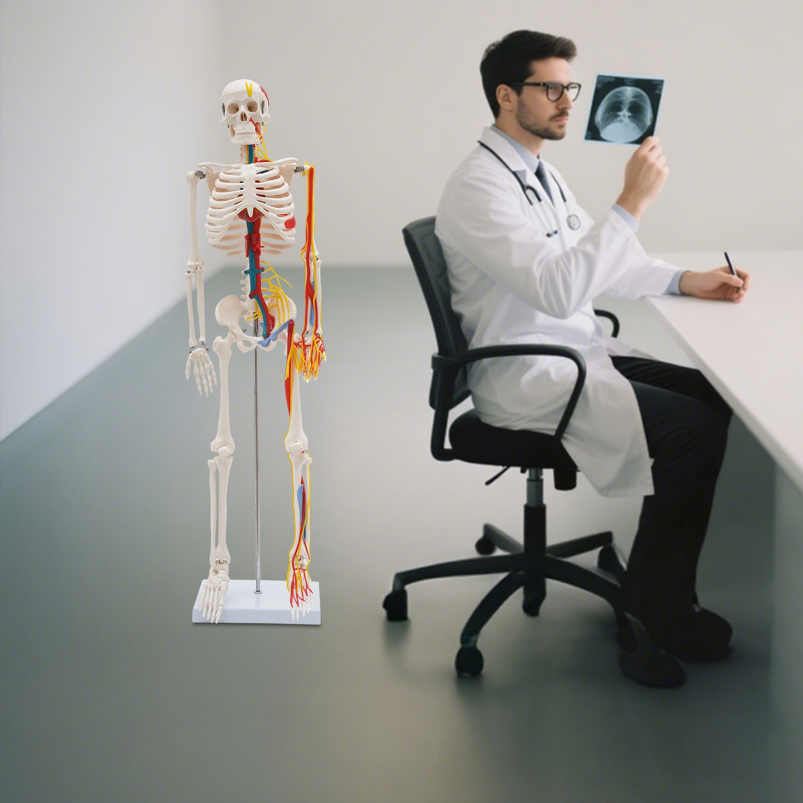 34 Inch Human Skeleton Model Skeleton Human Model Standing Style Skeleton Model