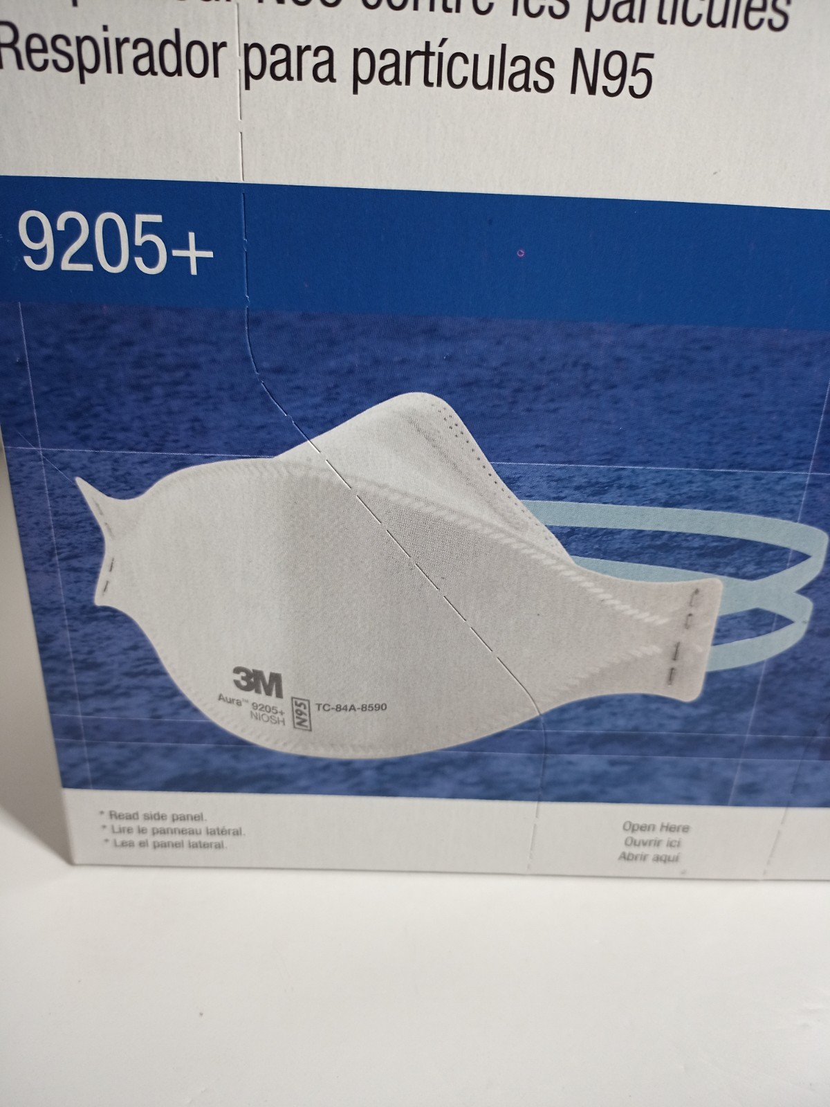 3M Aura 9205+ N95 NIOSH Approved Particulate Respirator Face Mask (20 Pack) New