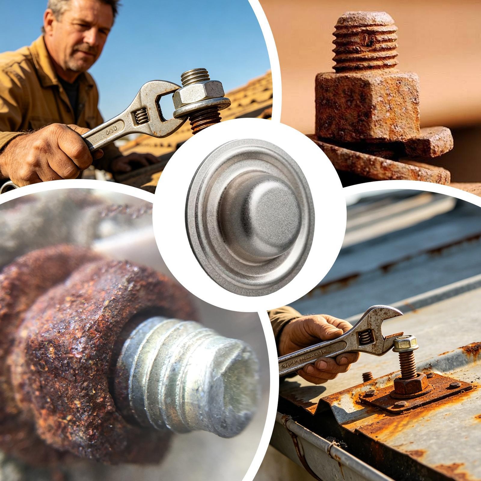 Screw Caps Metal Bolts Screw Cover Caps for Furniture Roof Wood