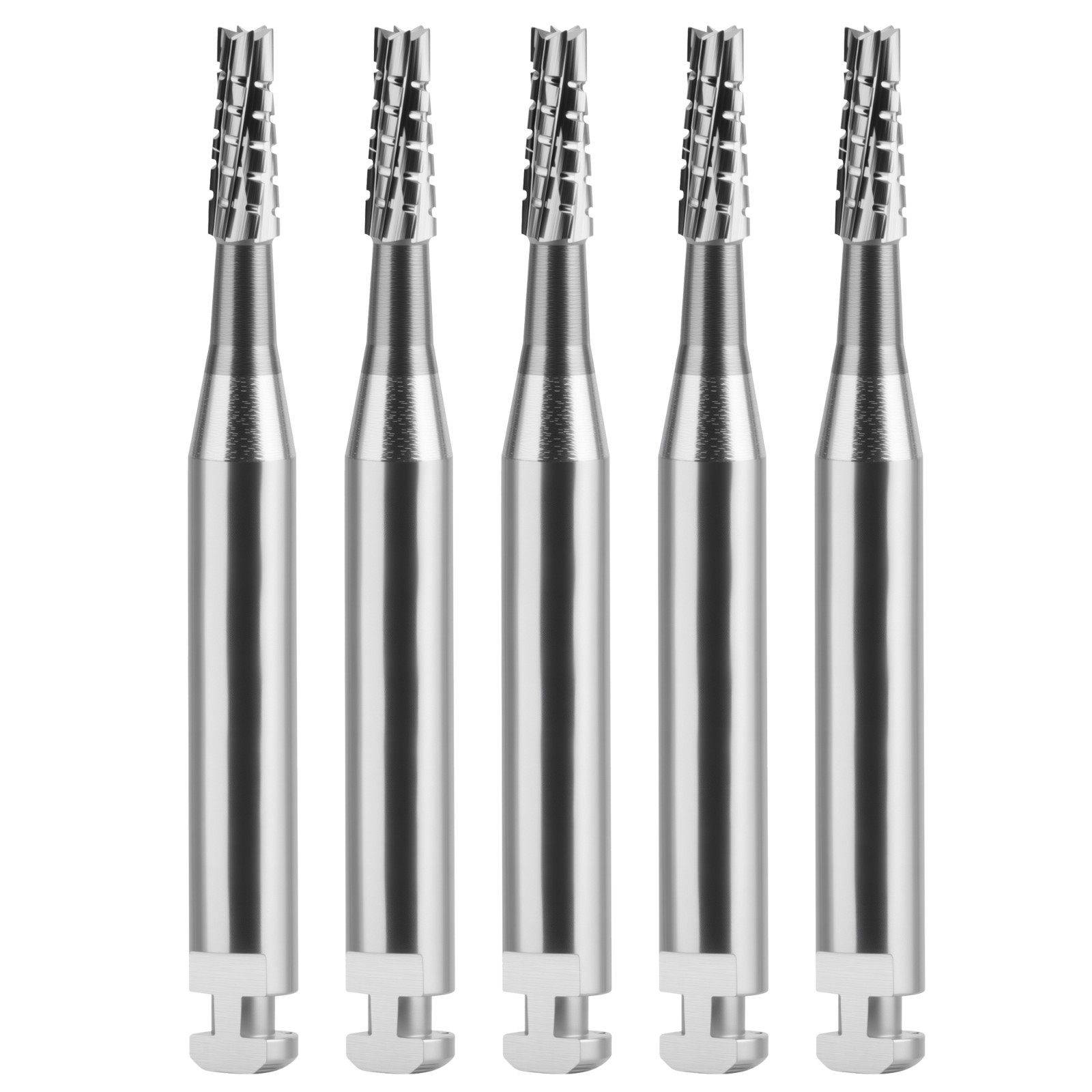 Wave Dental Latch Carbides Contra Angle Bur 22mm Round Taper Fissure Invert Cone