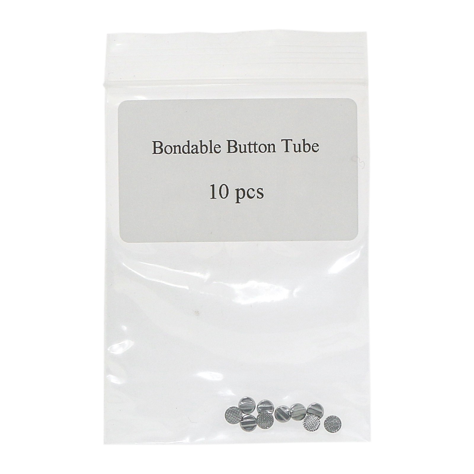 10Pcs/Pack Dental Orthodontic Metal Bondable Rotation Button Tubes