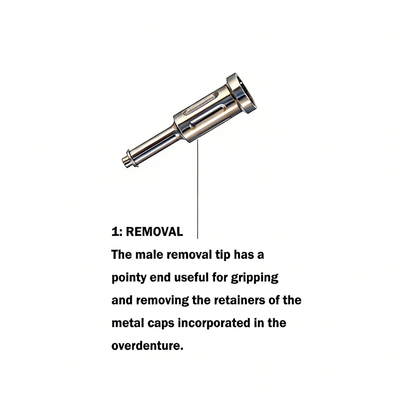 US Dental Novaloc Type Mounting and Demounting Tool Retention Inserts Core Tool