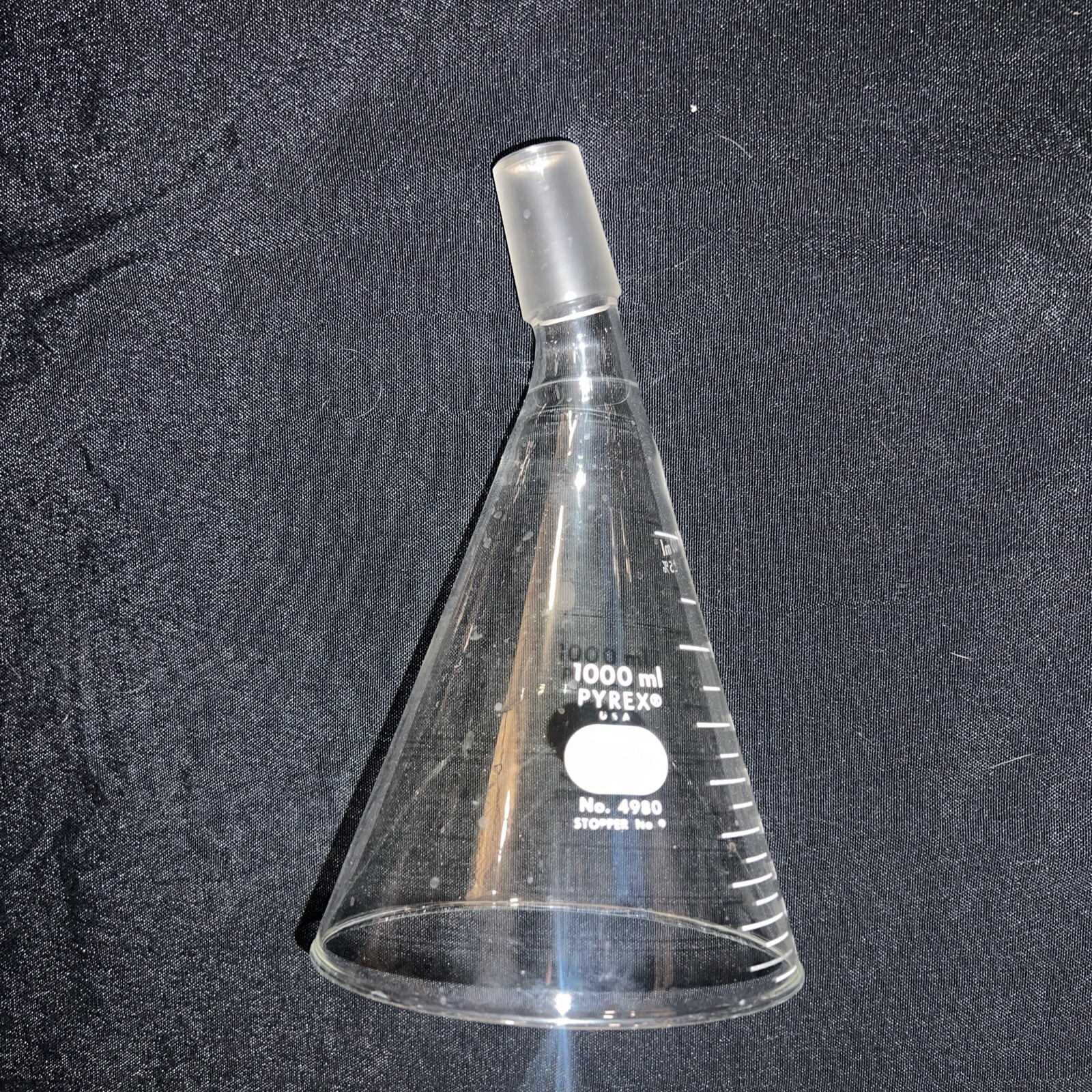 Pyrex 1000ml Offset Angled Powder Filling Funnel