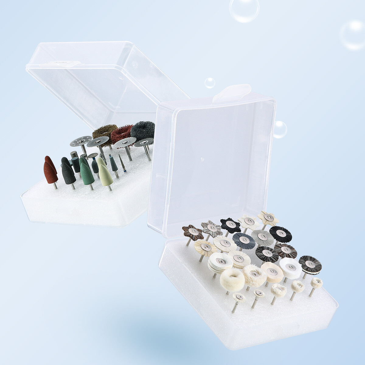 Dental Polishing Kit cepillo de pulido diamante HP pulidor Stone Silicon Wheel