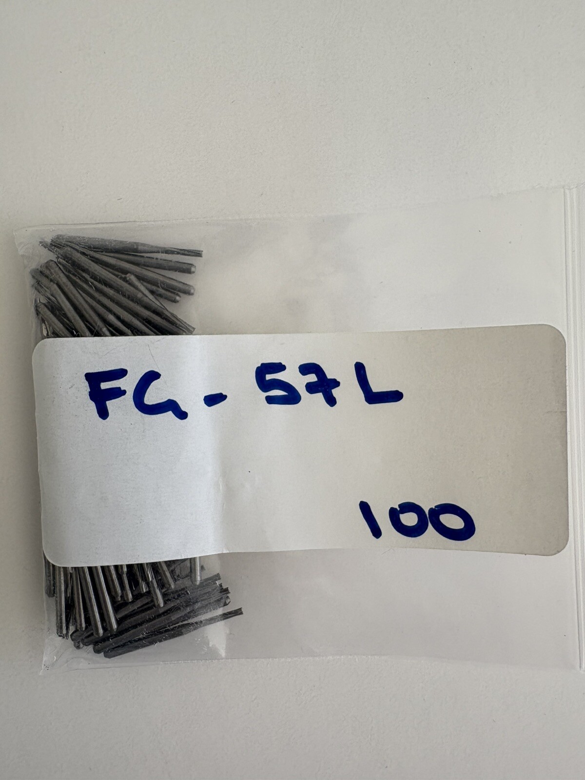Bulk 100 PCS Carbide Bur Operative Straight Flat End Fissure Friction Grip 57L