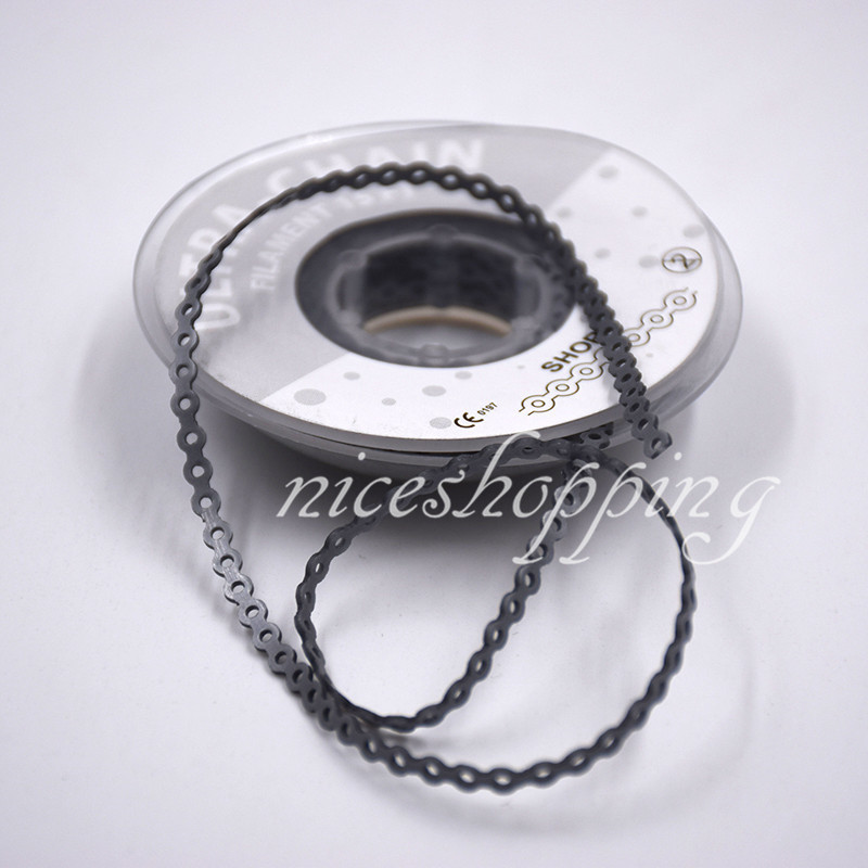 Dental Ortho Elastic Ultra Power Chain Rubber Braces Bands Long/Short/Continuous