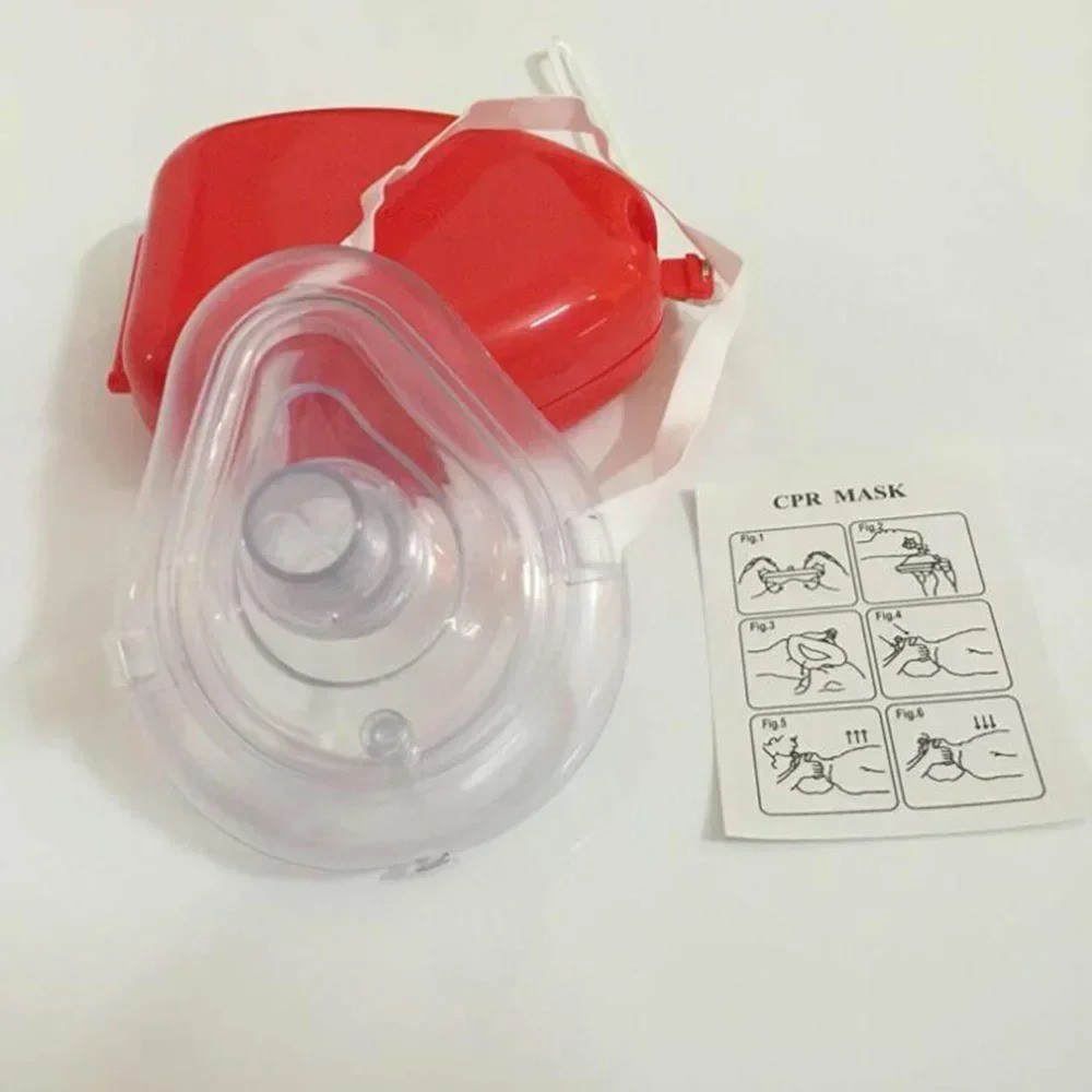 CPR Mask with One-Way Valve – First Aid Face Shield – With Bonus Pocket CPR Mask