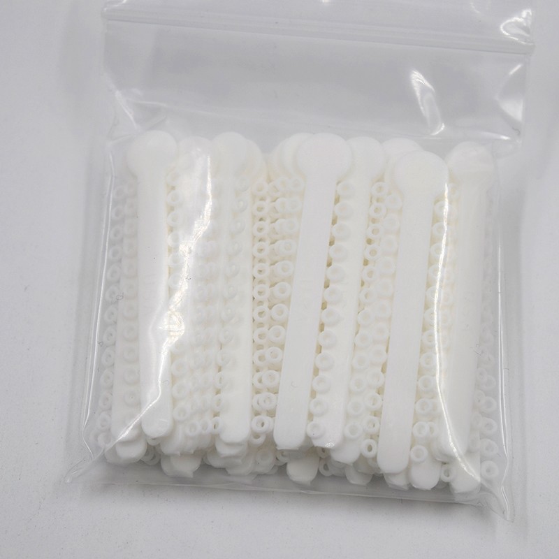 1Pack/1040Pcs Dental Ligature Ties Orthodontic Elastic Rubber Bands 44 Colors