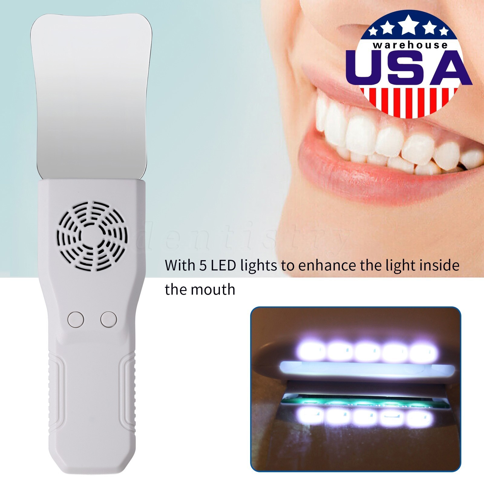 Dental Ortho Oral Photography Mirror Glass Reflector Mouth Defog Mirrors