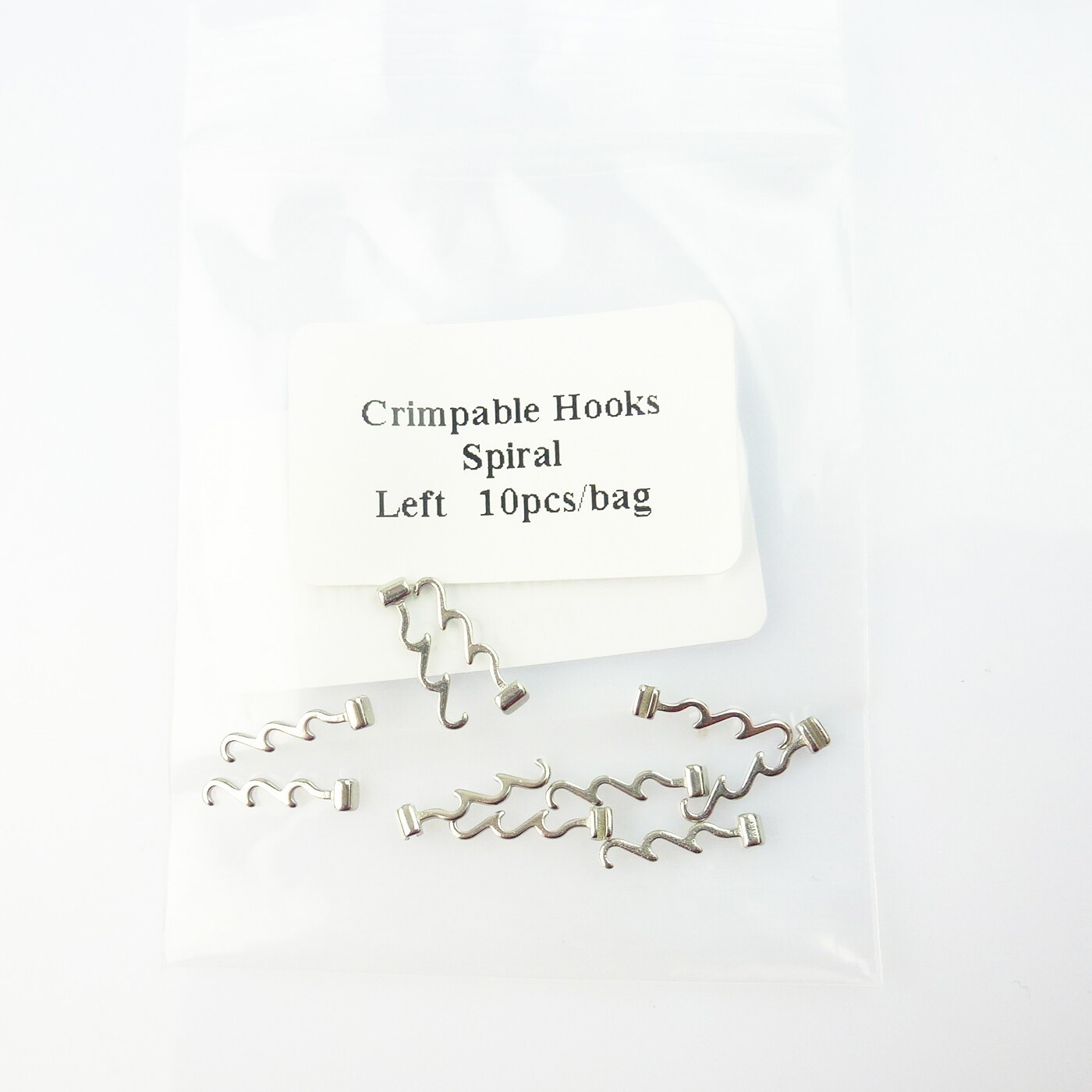 10X Dental Orthodontic Crimpable Hook sliding right/left/long/left for bracket