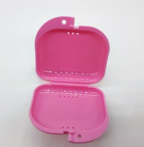 Dental Orthodontic Retainer Denture Storage Box Case Mouthguard Container Colors