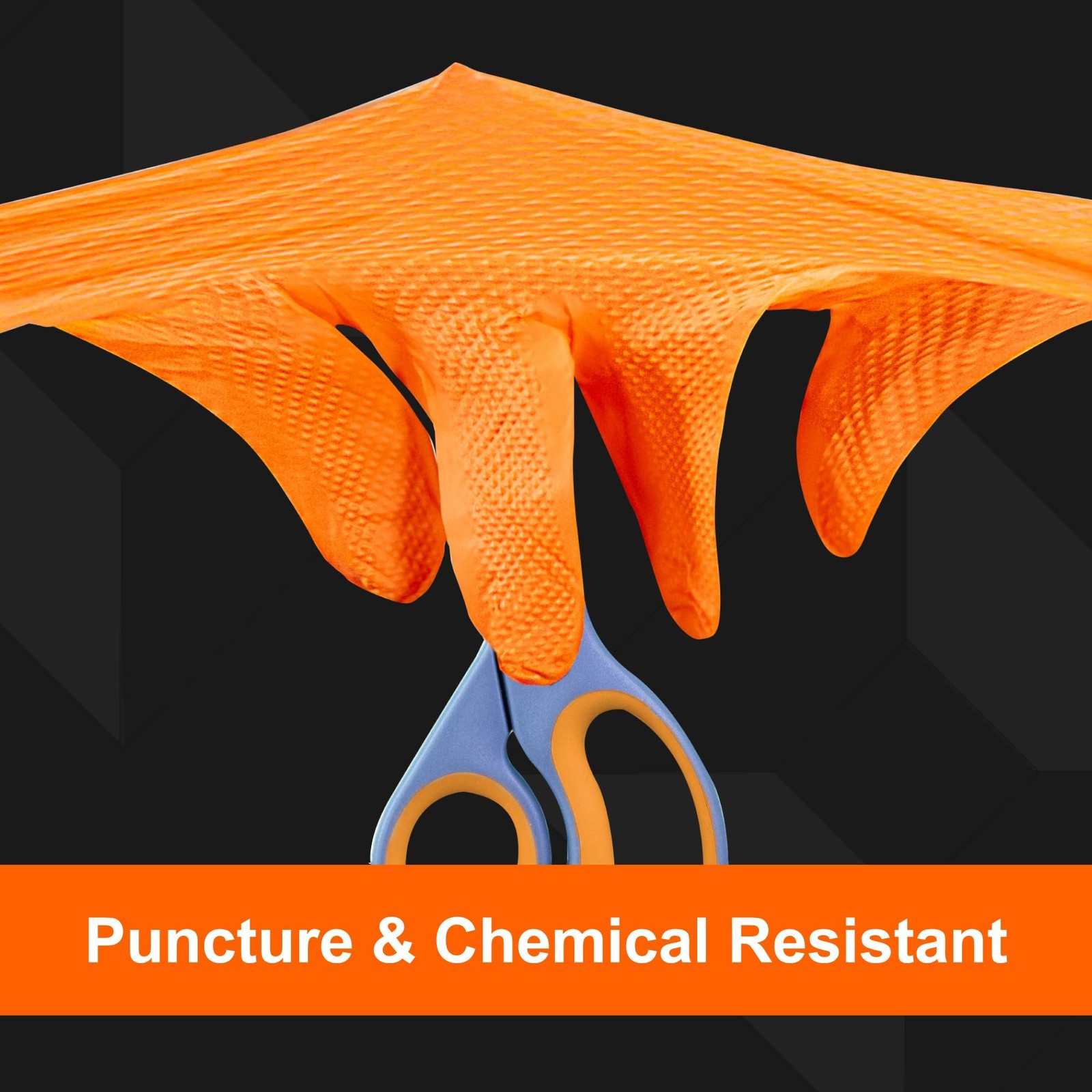 GLOVEWORKS Nitrile Gloves Disposable Orange 8 Mil, XX-Large 5 Boxes 100