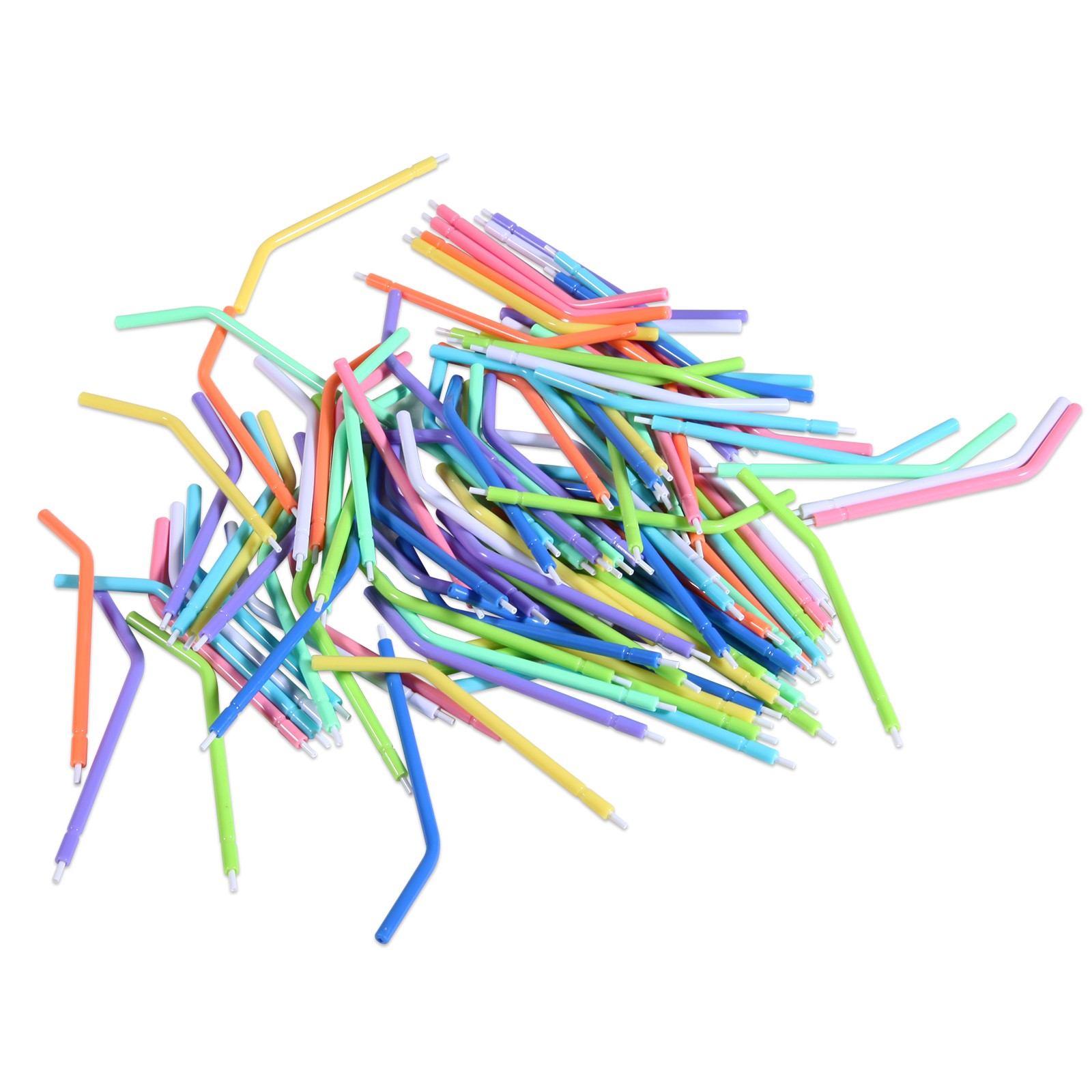 5 Packs Dental Fiber Post Resin Screw Thread Quartz Drills Yellow/Red Yabangbang