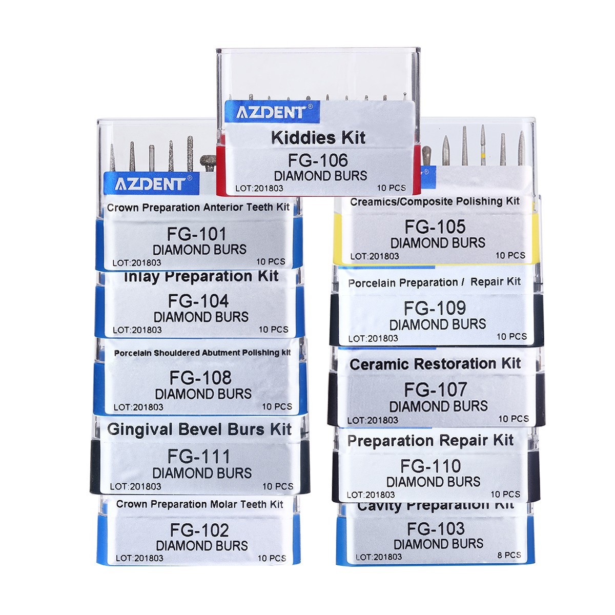Dental LED E-generator High Speed Handpiece /FG Diamond Burs Polishing