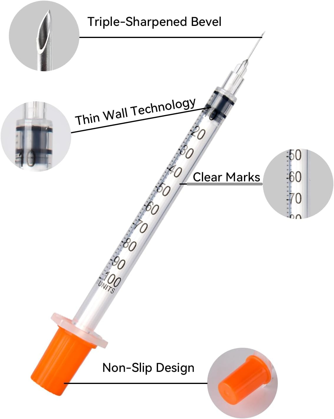 Disposable Syringe, Individual Wrapped, 30PACK