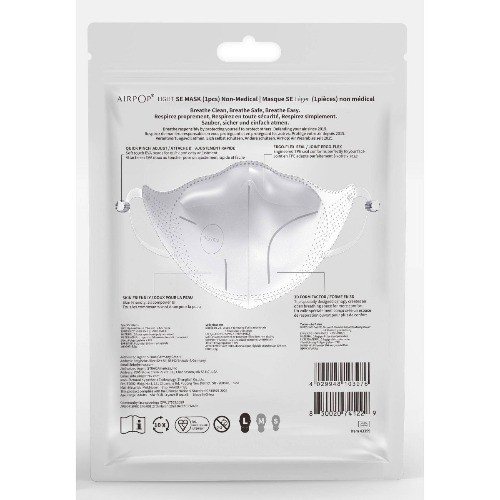 AirPop Light SE KN95 Facemask – Black
