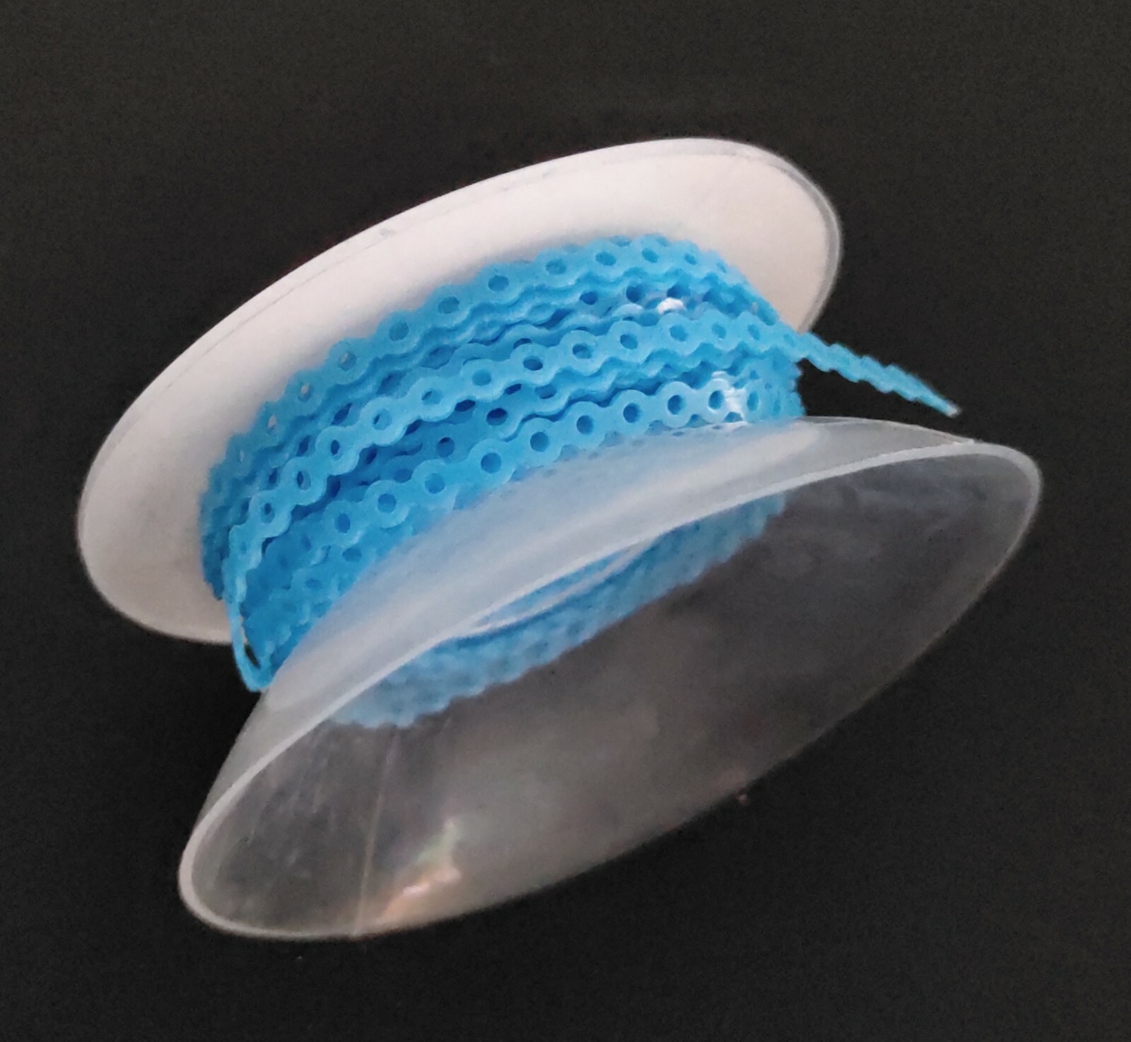 1 Pack Ligature Ties 1008Pcs &1 Pc Elastic Power Chain 15 Feet Short Light Blue