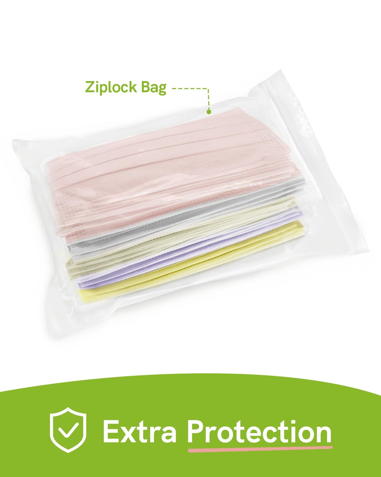 Disposable Masks, 3-Ply ASTM Level 3 , FSA/HSA Eligible, Breathable & Comfort…