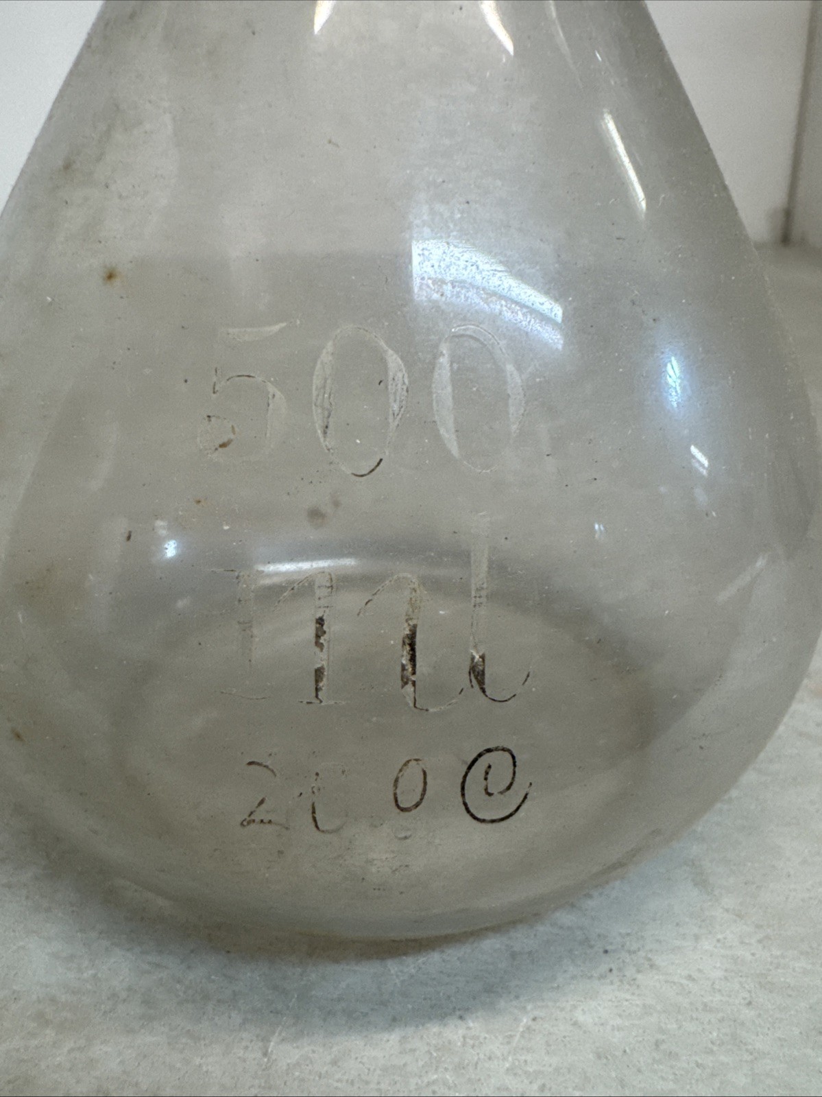 Vintage Glass 500mL ±0.20 Volumetric Flask