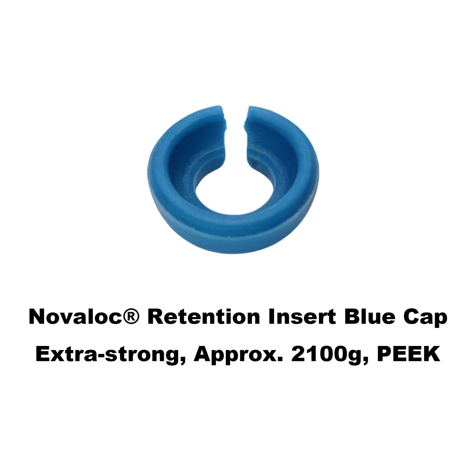 Dental Novaloc Retention Cap Kit Peek Matrix Inserts Mounting Demounting Tool