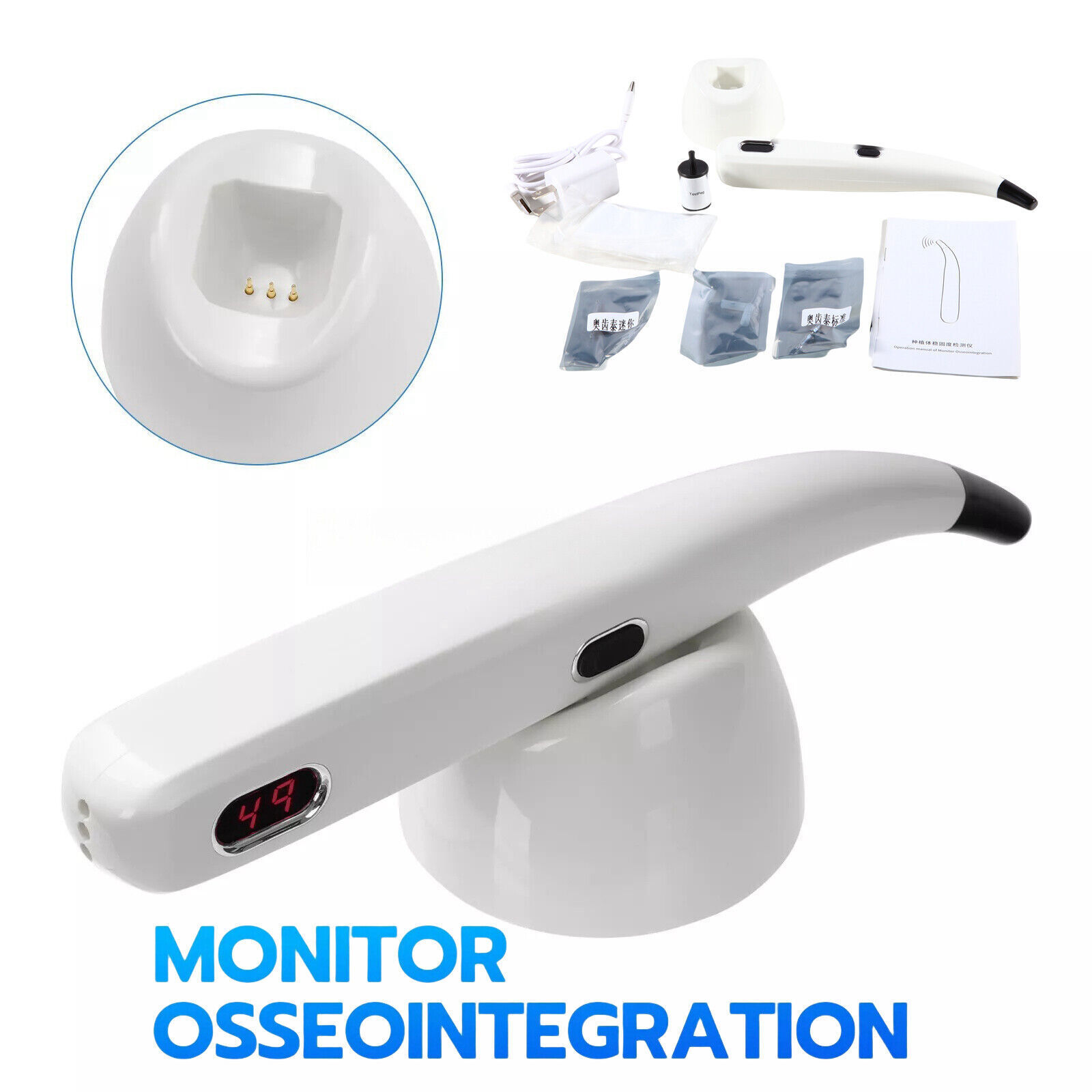 Dental Monitor Osseointegration RFA Inplant Stability Test Unit ISQ USA