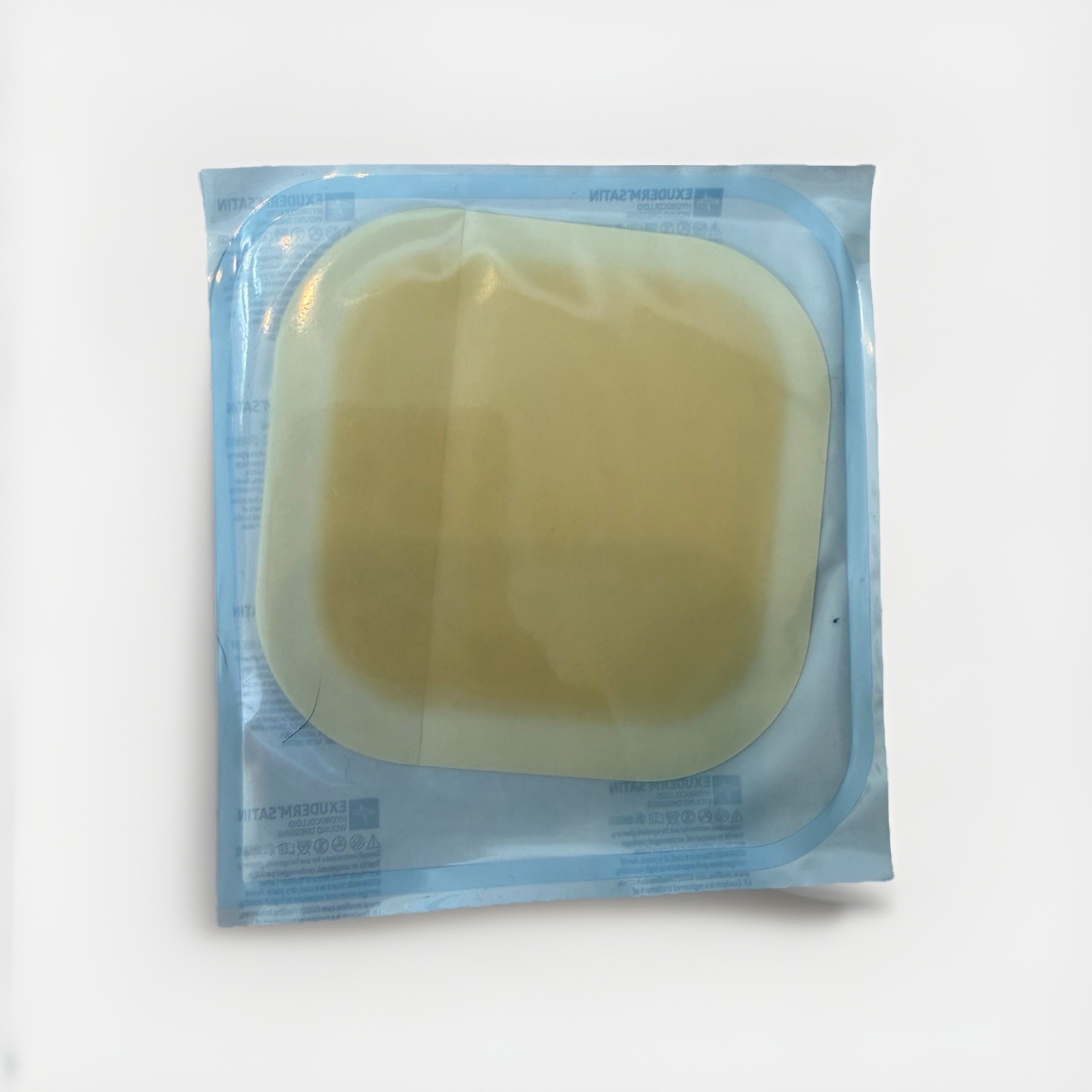 Medline Exuderm Satin Hydrocolloid Dressing 4×4 Square 10 Sterile MSC6444