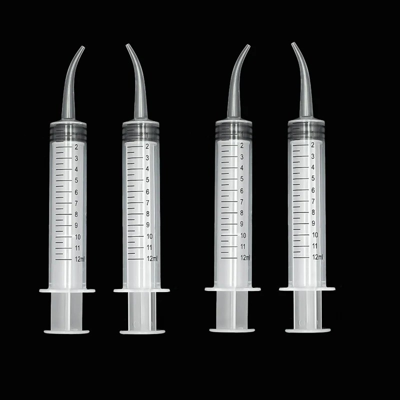 4 Pieces Baby Bird Feeding Syringe 12 ml Pet Liquid Syringes Kitten Feeder…