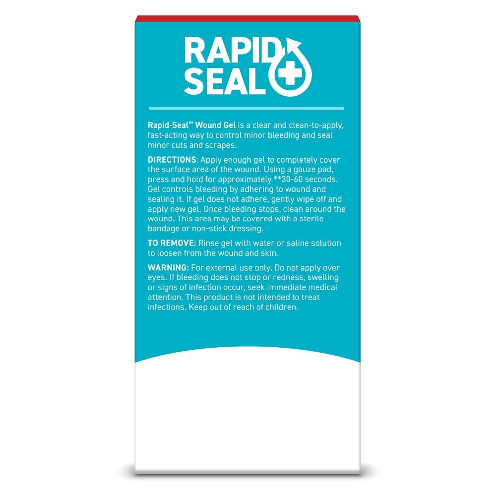 Rapid-Seal Wound Gel Single Use Packets 10ct | Stops Bleeding in 10 Count