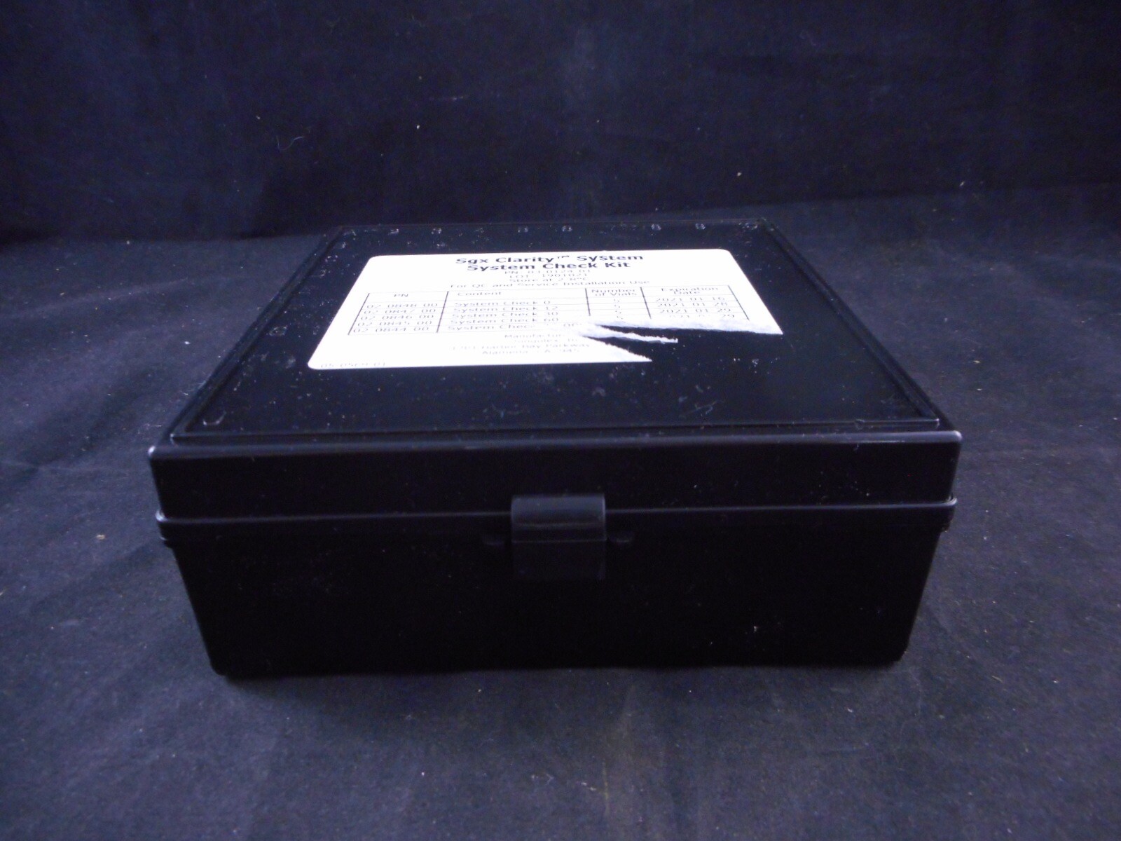 ARGOS Plastic PolarSafe 100-Place Polypropylene Storage Boxes Black R3121 1/PACK