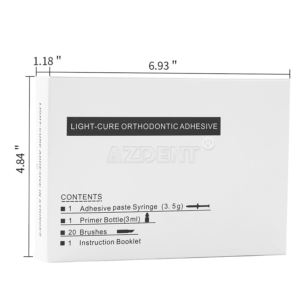 Dental Orthodontic Light Cure Composite Syringe Kit Bonding System Adhesive Set