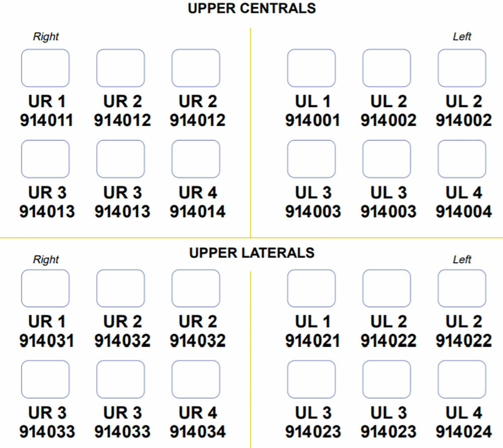 3M Pediatric Strip Crown Forms Pedodontic 5 per Box – multiple sizes available