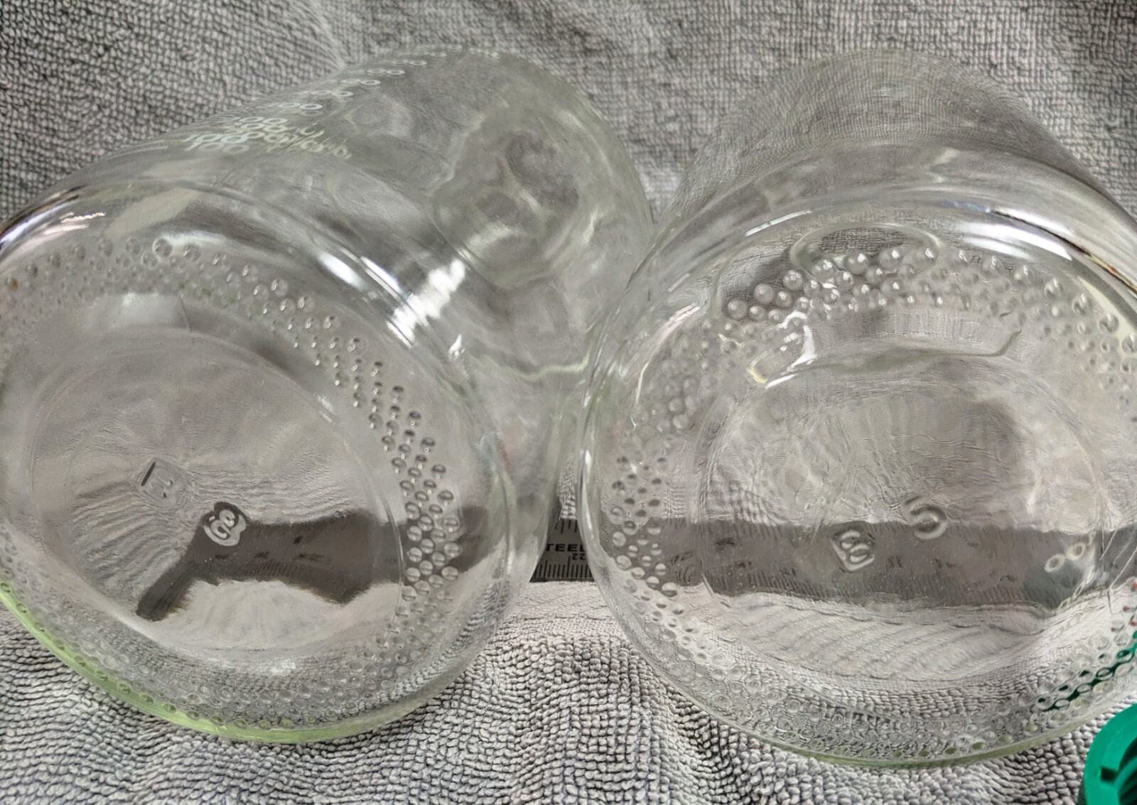 x2 PYREX 1000 ml 1L Glass Media Bottle with Cap #1395 Made in Germany