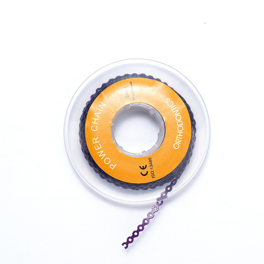 1Pcs Dental Elastic Ultra Power Chain Short/Long/Close Orthodontic Brackets Use