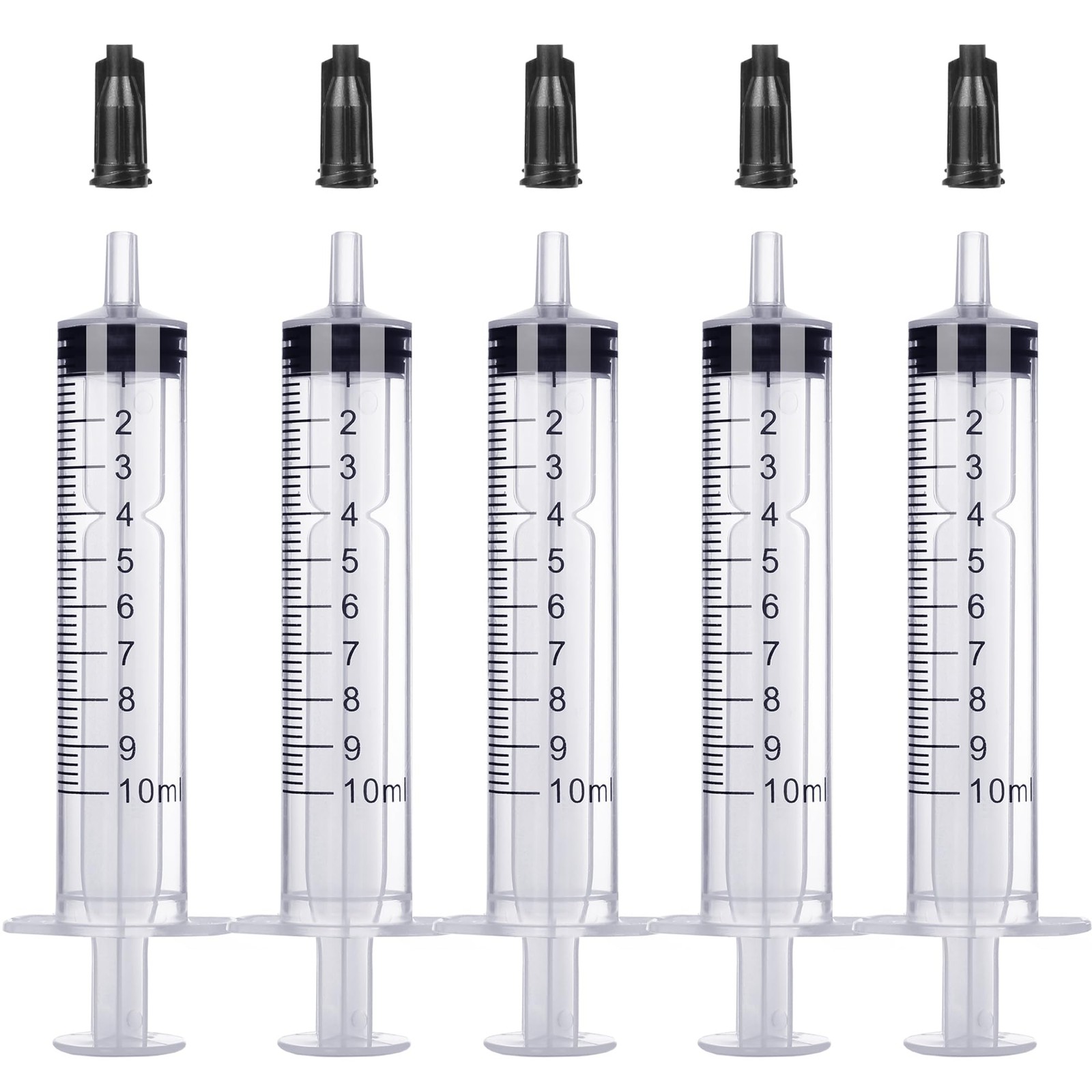 10ml Plastic Syringe Without Needle for Liquid – Measuring 10ml, transparent