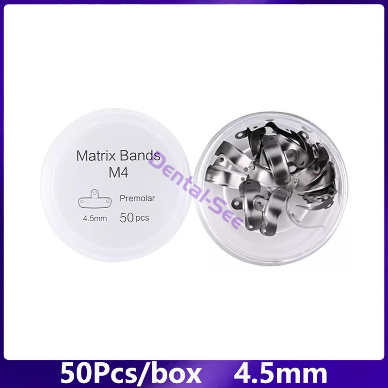 Dental Matrix Bands Ring Sectional Matrice Clamp Wedges Fit Palodent V3 System