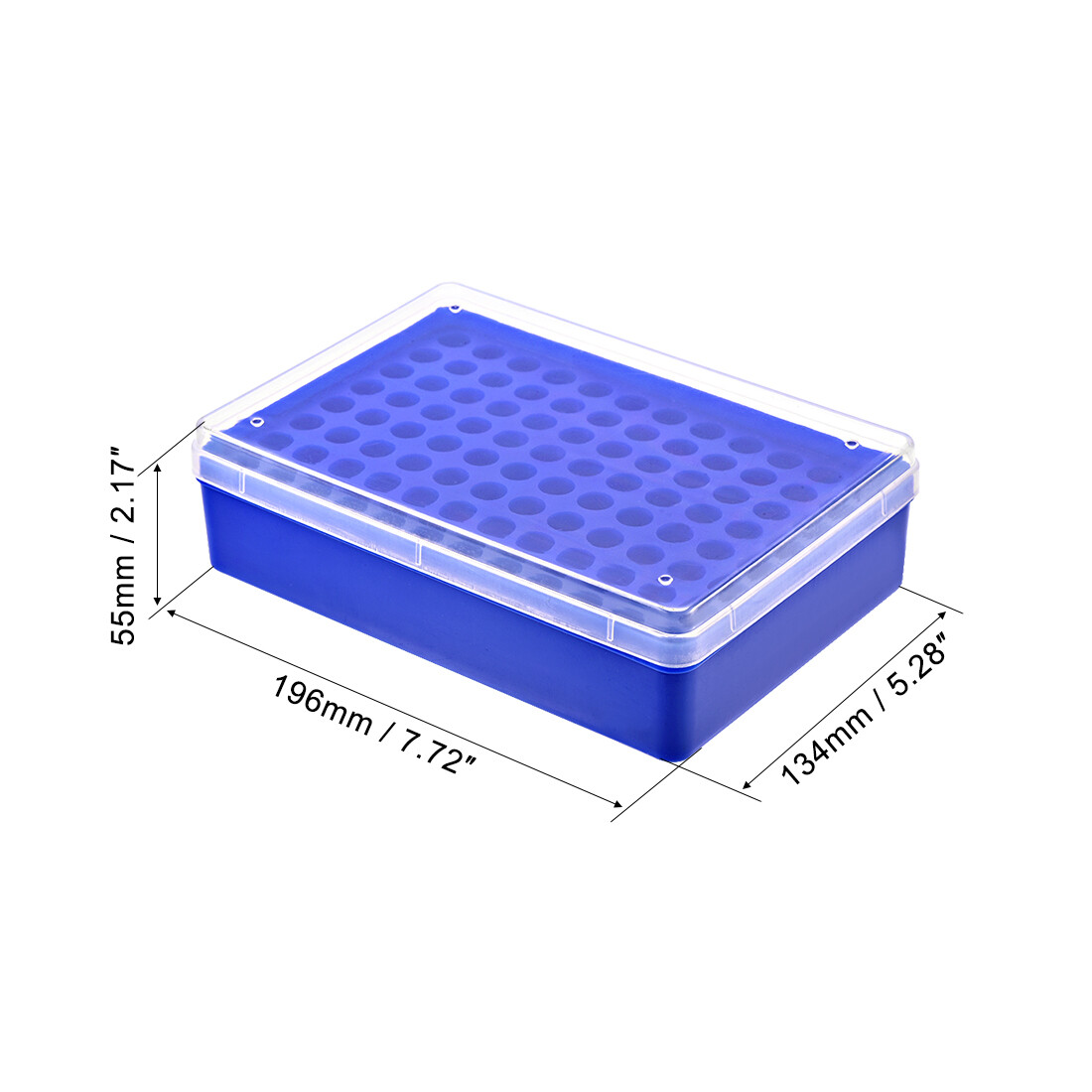 Centrifuge Test Tube Rack 96 Wells for 1.5ml Micro-centrifuge Tubes 11.5mm Dia
