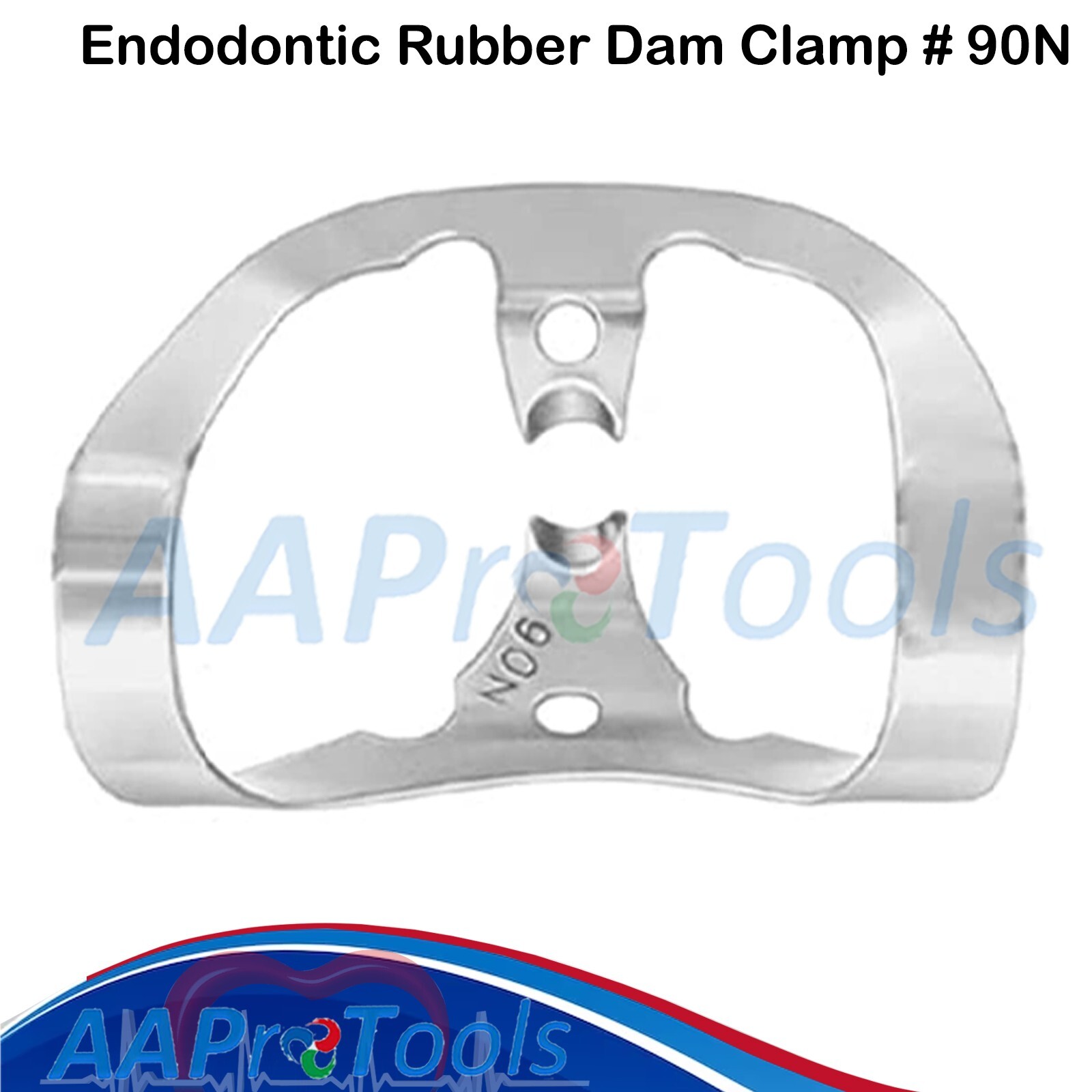 AA Pro: 2 pc Endodontic Rubber Dam Clamp # 90N Surgical Dental Instruments