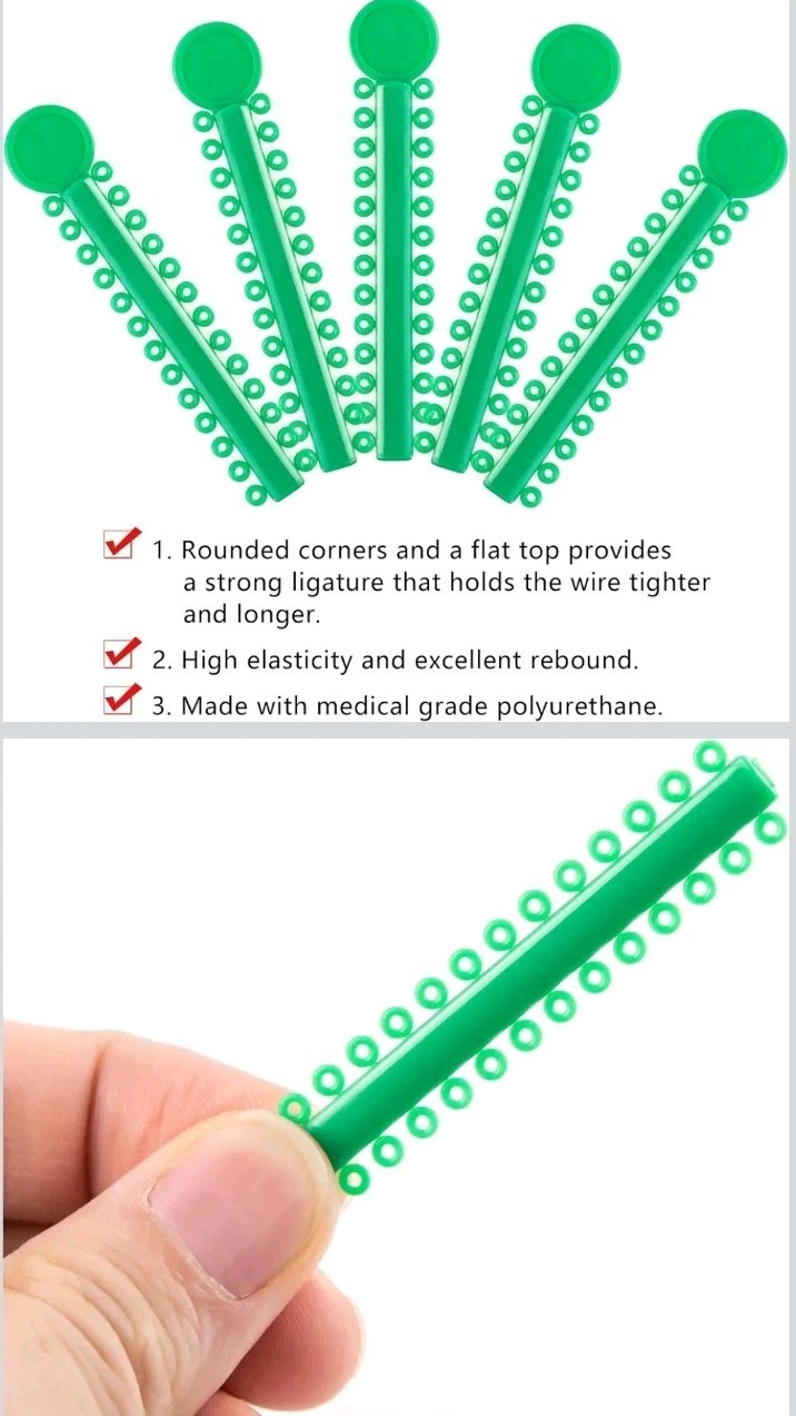 Ergonomic Orthodontic Ligature Ties Kit – 1040 Bands for Faster Applications