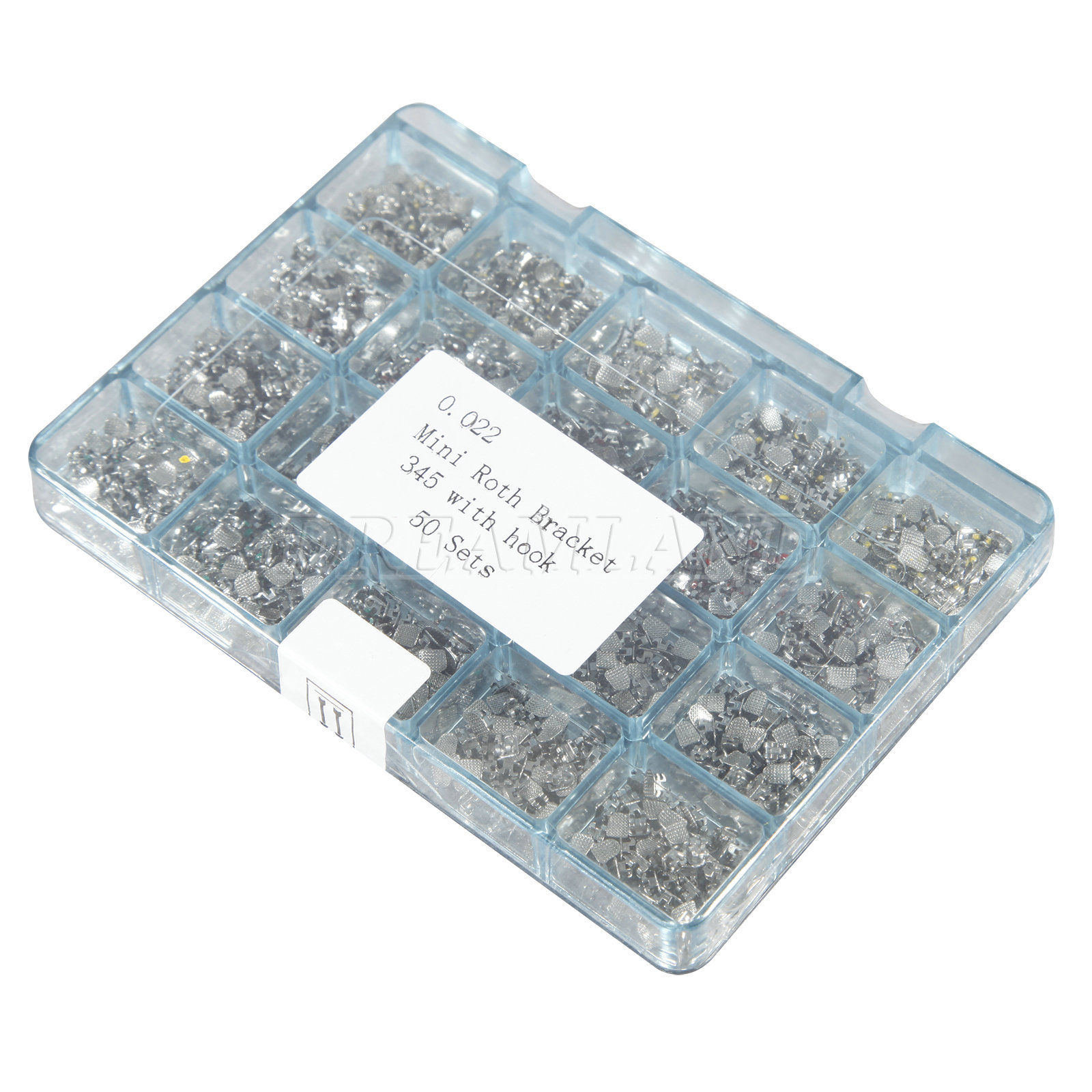 1000 PCS Dental Metal Orthodontics Brackets Brace MINI Roth.022 345 Hooks #2