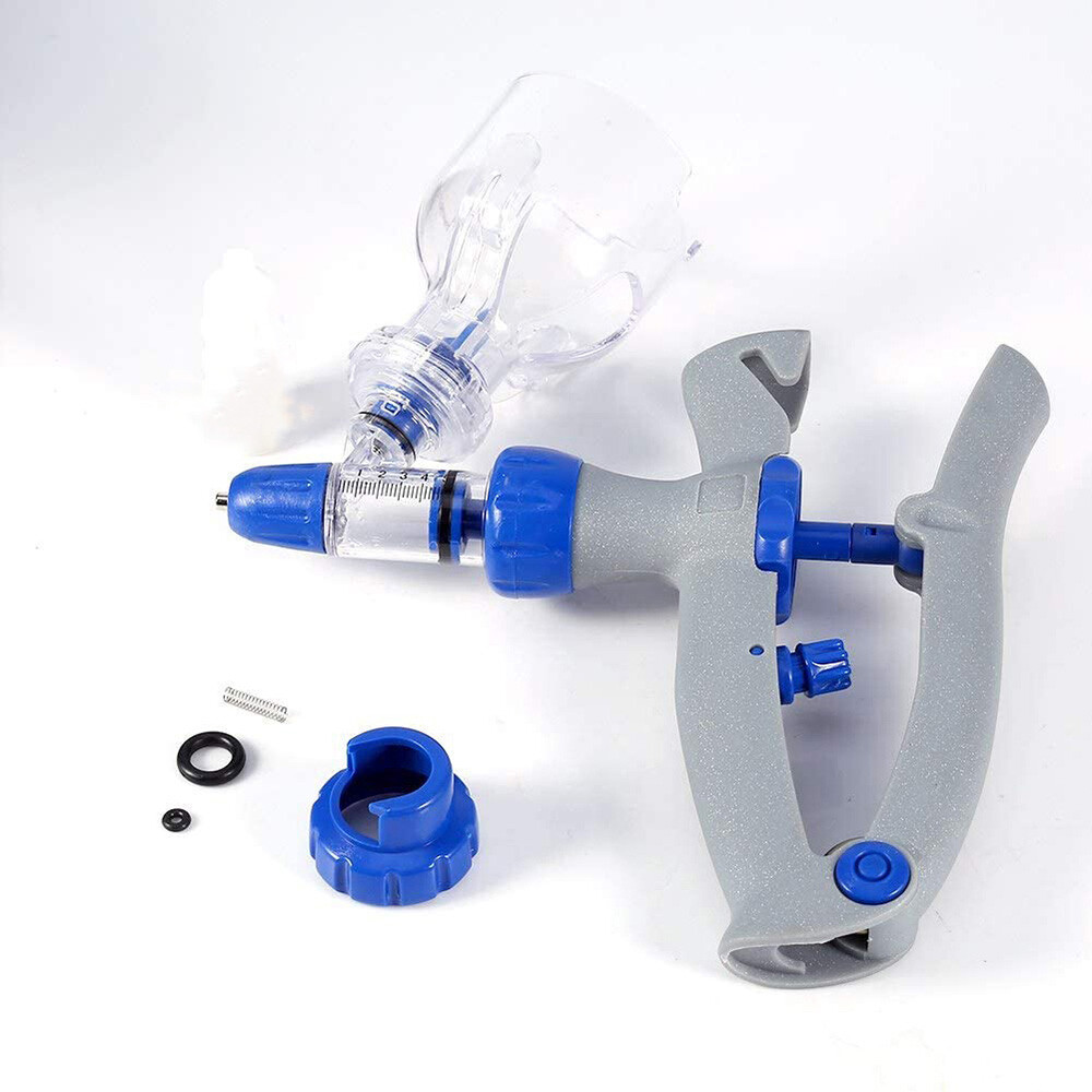 5ml Syringe Veterinary Injector Vaccine Poultry Adjustable Automatic Chicken Pig