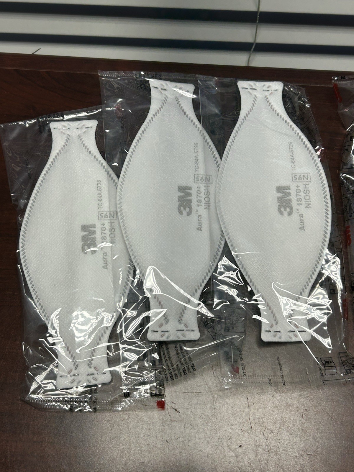 (50) Pack 3M Aura 1870+ N95 Face Mask Particulate Respirators NIOSH