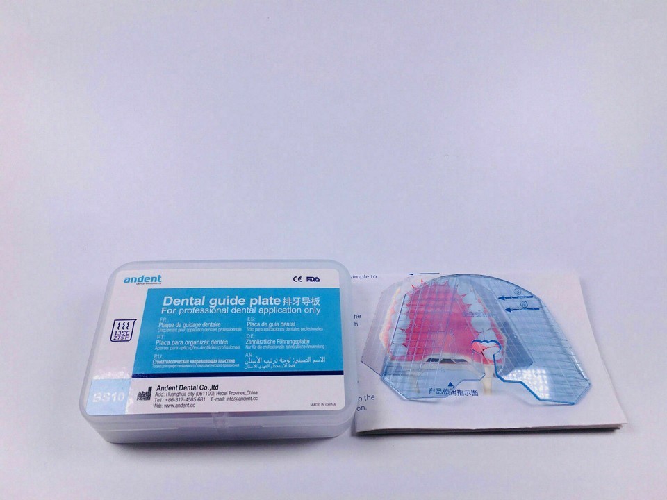 Dental Guide Template Plate Complete Denture False Teeth Arrangement 135℃