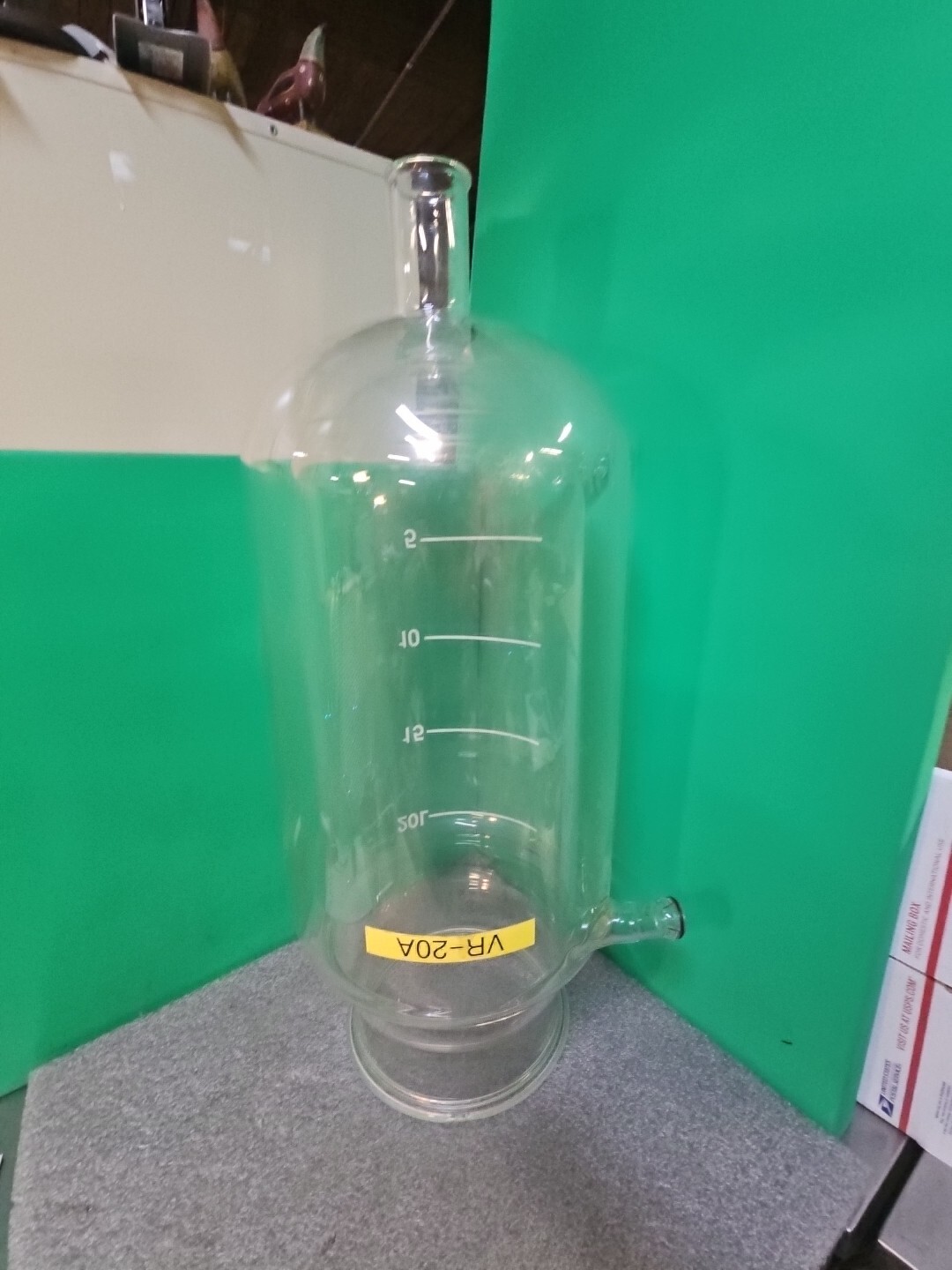 ACE GLASS 20L Jacketed Process Reaction Vessel | 5 Psi Max Pressure Reactor