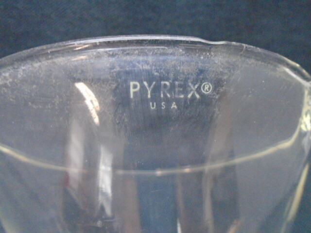 CORNING PYREX Glass 144mm Offset Angled Powder Filling Funnel 55/50 Inner B