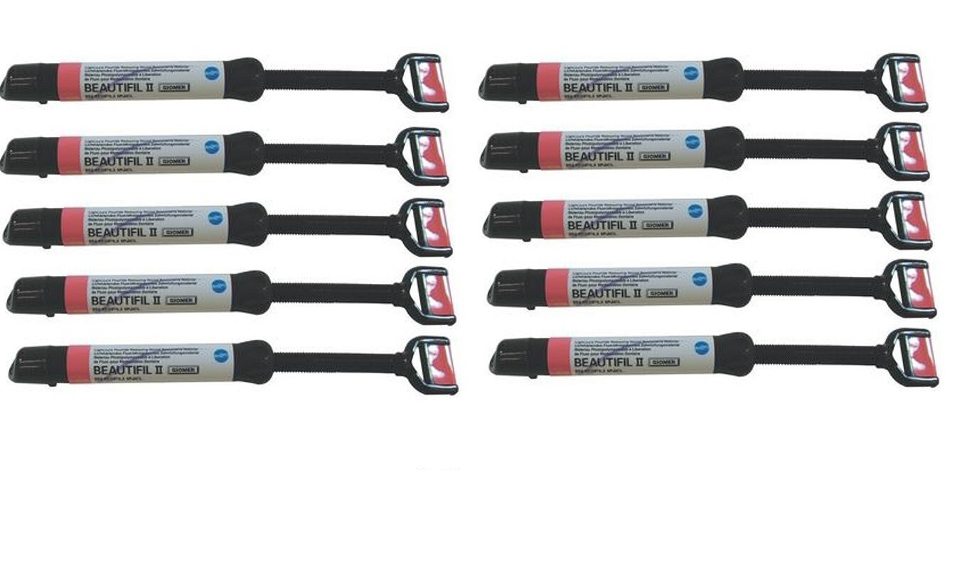 10 x BEAUTIFIL 2 Fluoride Release Restorative Syr 4.5g – A1 A2 A3 B2 (ANY TEN)