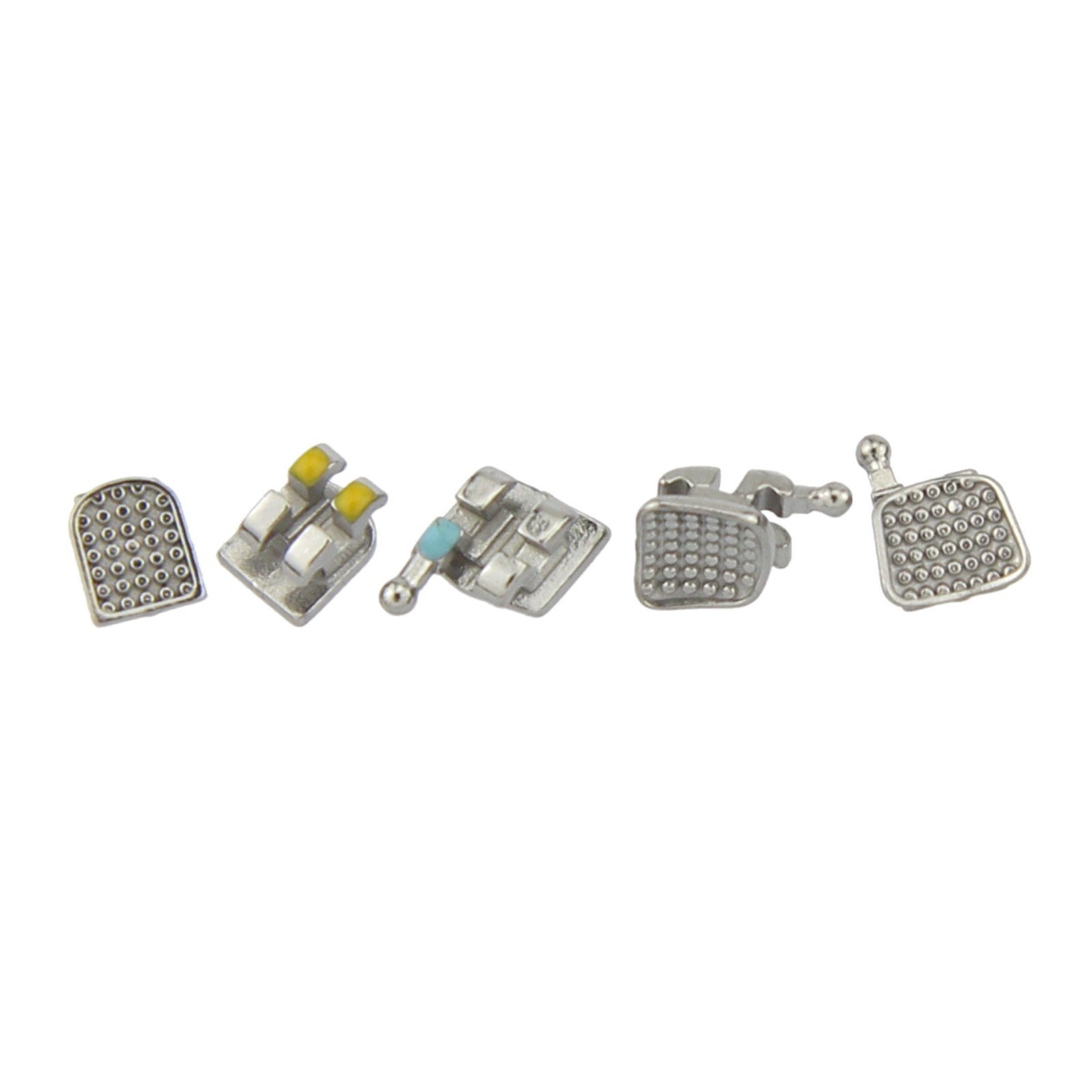 Dental Orthodontic Metal Brackets Braces Mini MBT Roth 022 345 Hooks 5-5 MIM