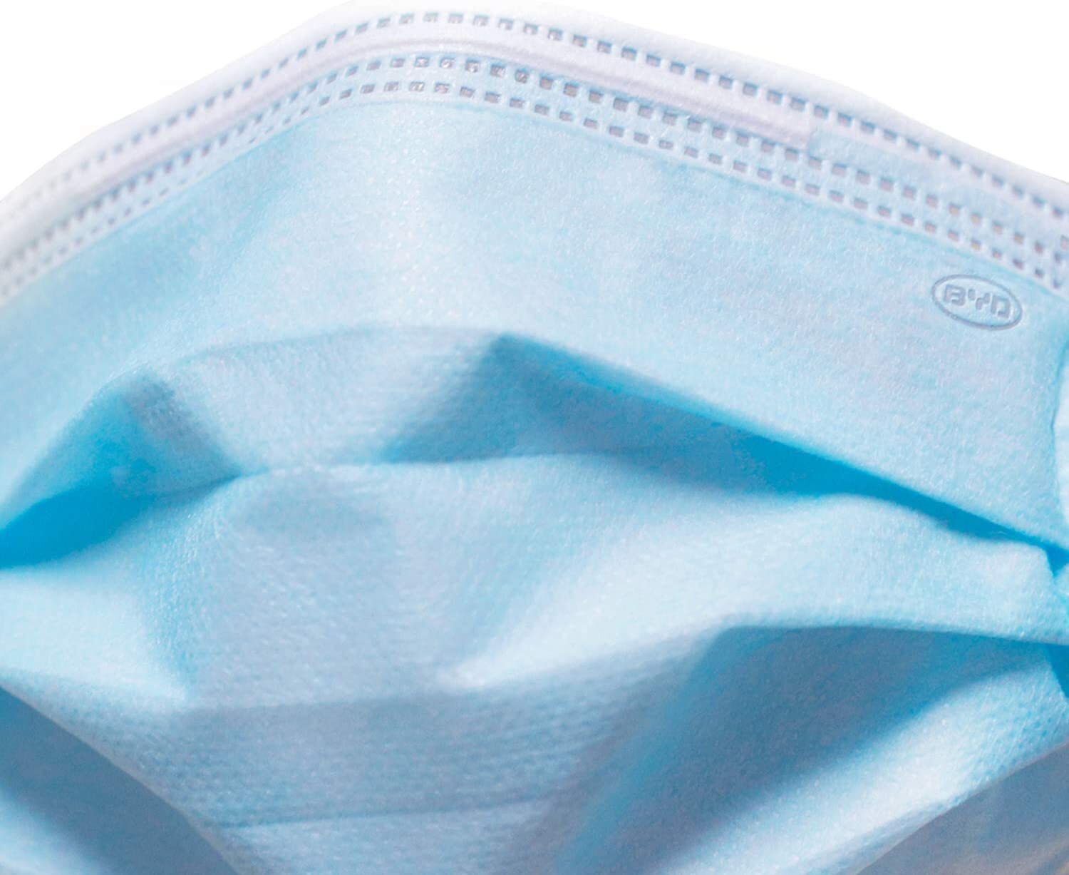 BYD CARE Single-use Surgical Masks, One-size, green Box 50 PCS